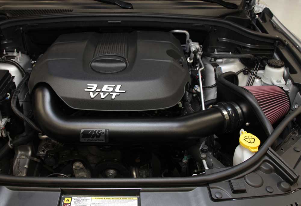 77-1560KTK K&N Performance Air Intake System, Jeep Grand Cherokee 3.6L V6, '11-15