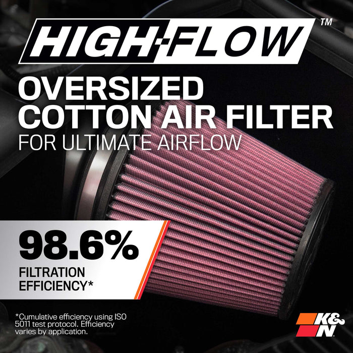 77-1572KS K&N Performance Air Intake System, 2016 - 2026 Dodge Durango 3.6L/ Jeep Grand Cherokee WK 3.6L