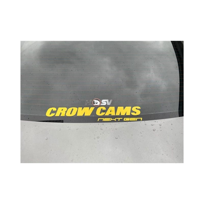 Crow Cams 450mm Window Decal - Yellow, Silver or Red