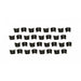 Square Groove 10 Deg +.050" Locks - 16 pairs