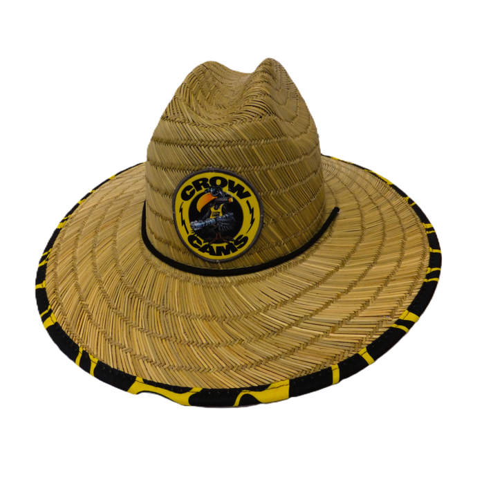 Crow Cams Straw Hat