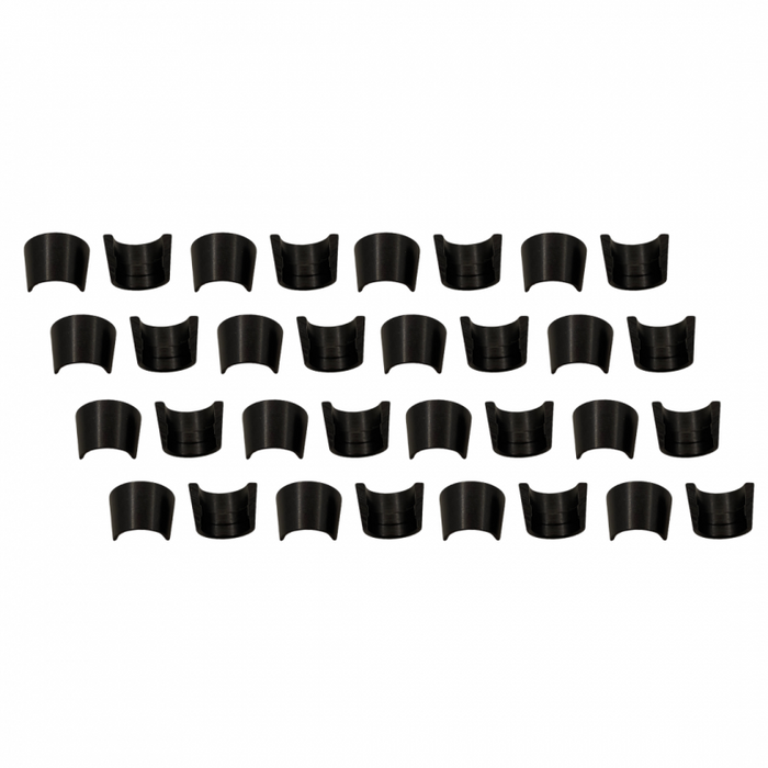 Square Groove -.050" Machined Valve Locks - Set of 16 pairs