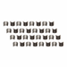 Multi Groove 7deg Hardened Locks - Set of 16