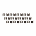 Multi Groove 7deg Hardened Locks - Set of 12