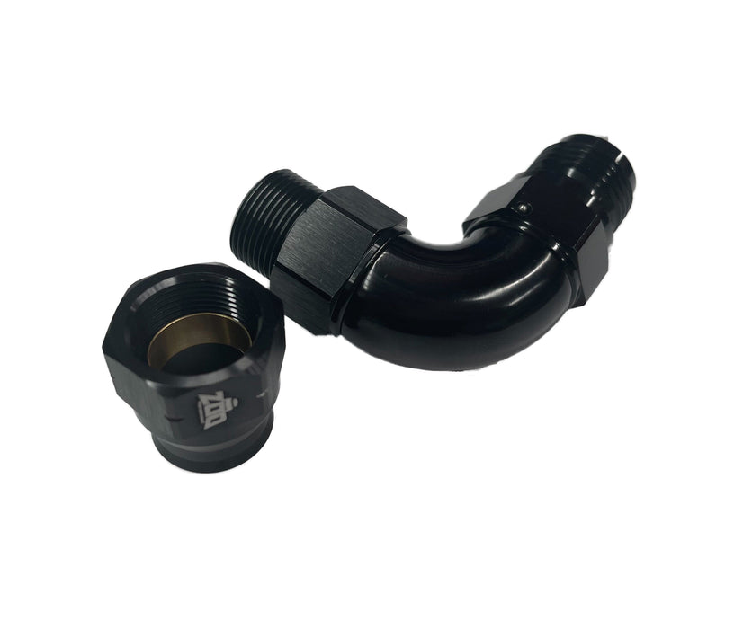 Zoo Performance - 600 Series Hardline 90 Deg Male AN Hose Fitting
