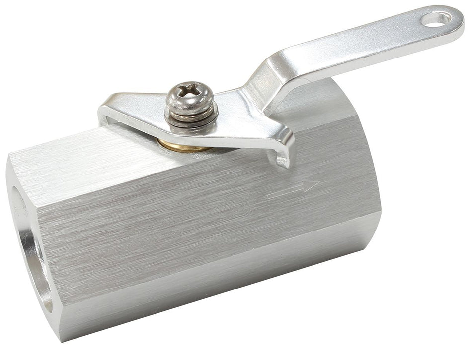 SHUT OFF VALVE -10ORB Silver - AF1001-10S