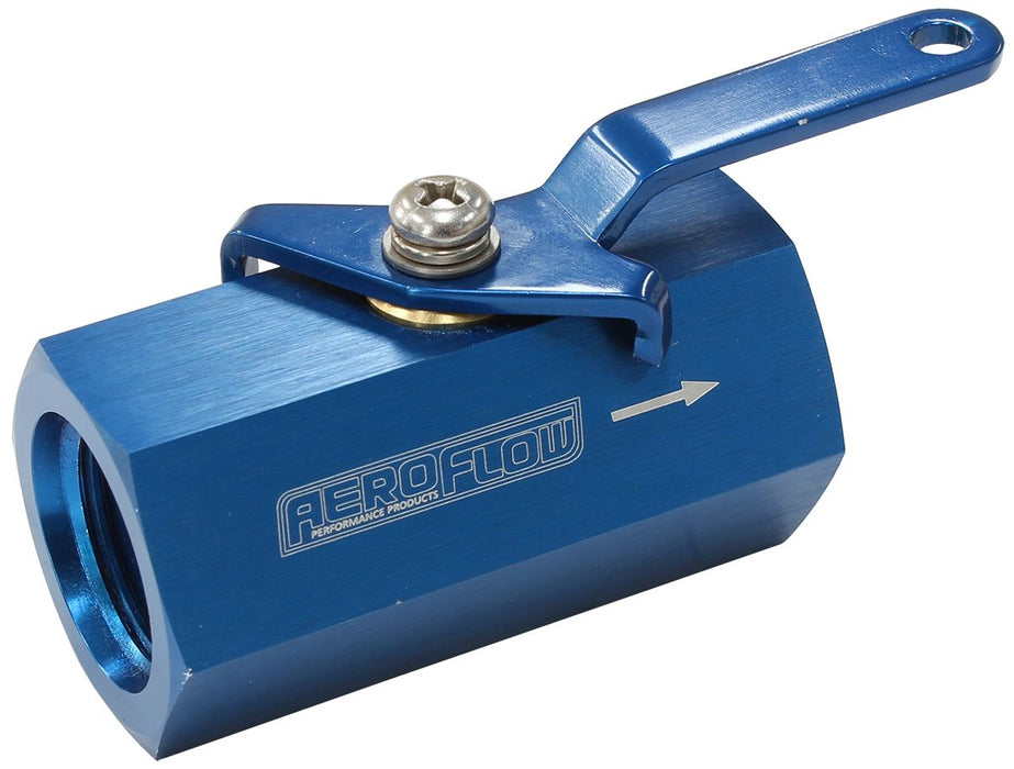 SHUT OFF VALVE -10ORB BLUE - AF1001-10