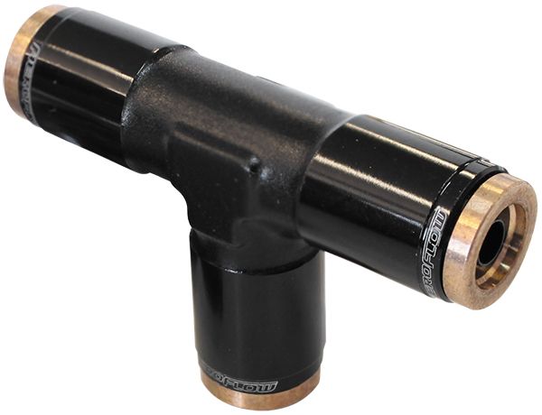 3/16" NPT TEE 120 SERIES NYLON - AF125-02BLK
