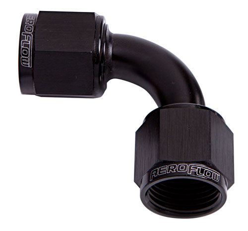 90 DEG FEMALE FLARE -10AN - AF133-10BLK