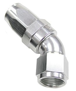 45 DEG HOSE END -20AN SILVER - AF152-20S