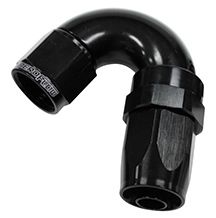 150 DEG HOSE END -06AN BLACK - AF155-06BLK