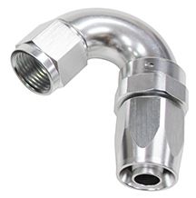 150 DEG HOSE END -06AN SILVER - AF155-06S
