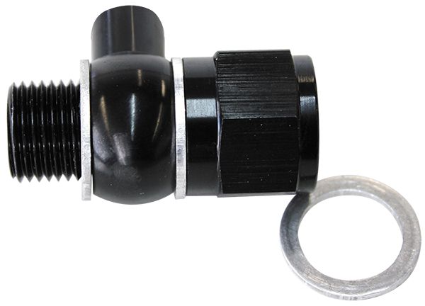 02BLK - LS CHEVY OIL PRESSURE ADAPTER - AF166-05-02BLK