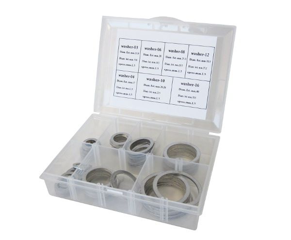ALLOY CRUSH WASHER METRIC KIT - AF171-KIT