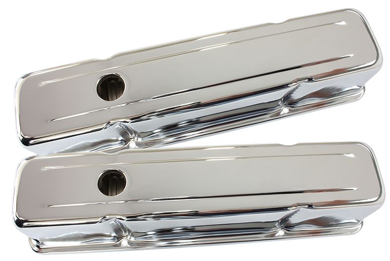 STEEL VALVE COVERS, SBC TALL - AF1821-5050