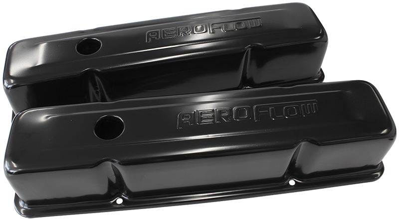 STEEL VALVE COVERS, SBC TALL - AF1822-5000