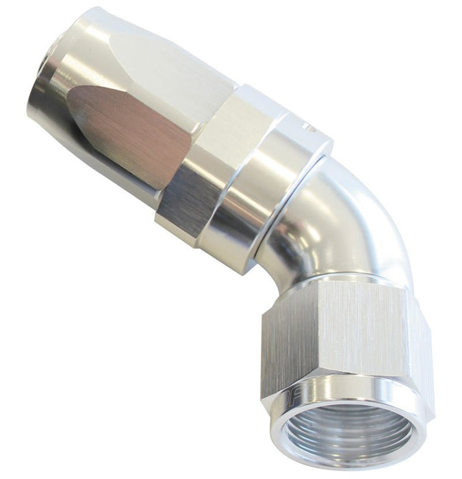 60 DEG HOSE END -08AN SILVER - AF198-08S
