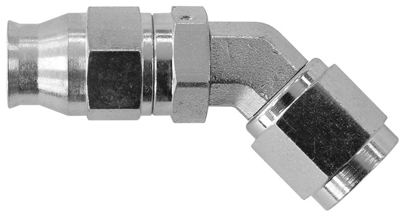 STEEL 45 DEG HOSE END -6AN - AF202-06S