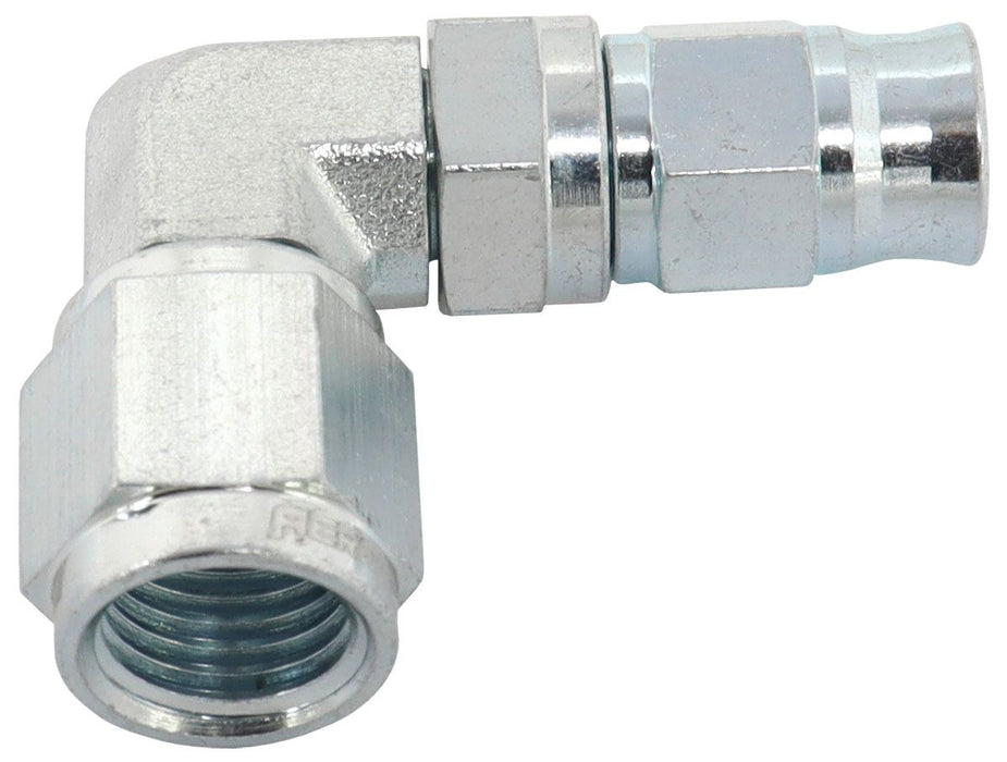 03S - STEEL 90 DEG HOSE END -4AN - AF203-04-03S