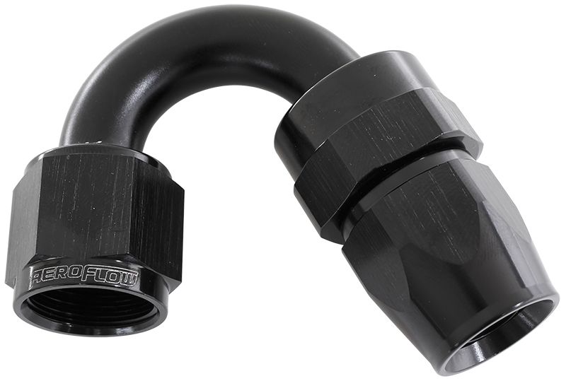 ALLOY 150 DEG HOSE END -6AN - AF205-06DBLK