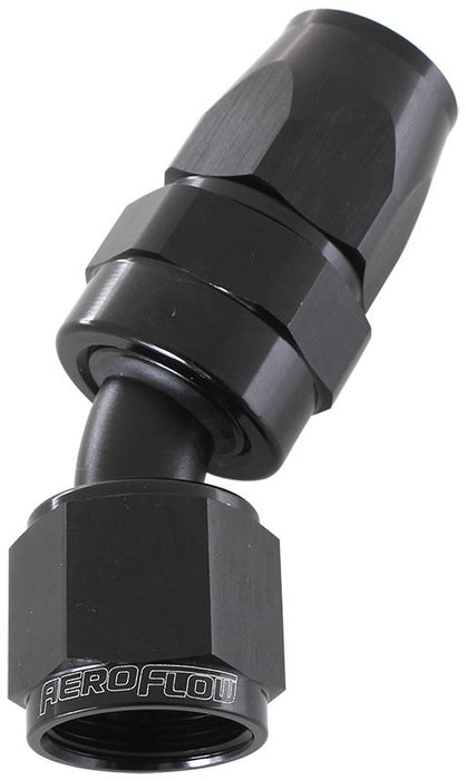 ALLOY 30 DEG HOSE END -10AN - AF207-10DBLK