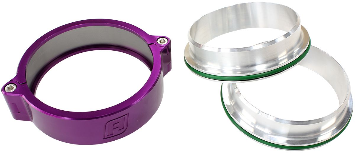 5.0" BILLET INTERCOOLER CLAMPS - AF25-5000PUR