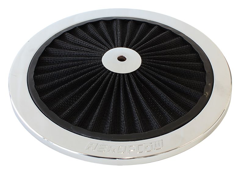 9" CHROME FULL FLOW TOP PLATE - AF2851-0901