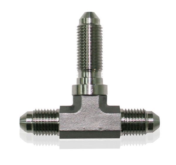 STAINLESS -4AN BULKHEAD TEE - AF324-04