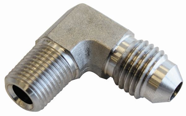 03 - S/S 90 DEG 1/4" NPT TO -3AN - AF381-04-03