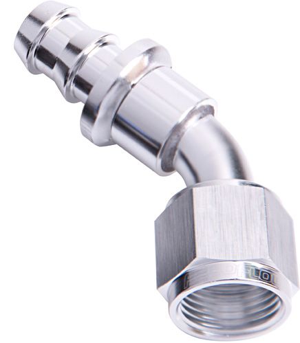 45 DEG PUSH LOCK END -12AN - AF402-12S
