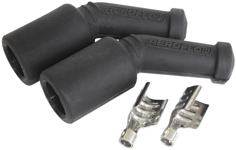 MSD 45 Degree Plug Boots & Terminals - LS1 (2pk) MSD 45 Degree Plug Boots & Terminals - LS1 (2pk)
