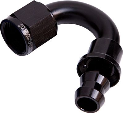 150 DEG PUSH LOCK END 10AN - AF405-10BLK