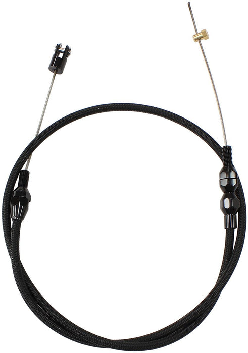 THROTTLE CABLE STAINLESS - AF42-1101BLK