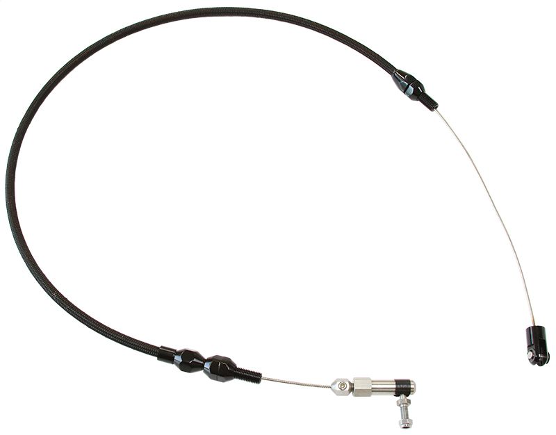 THROTTLE CABLE STAINLESS - AF42-1103BLK