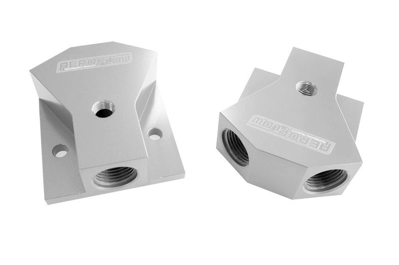 BILLET Y-BLOCK 3X -8 ORB PORTS - AF453-08S