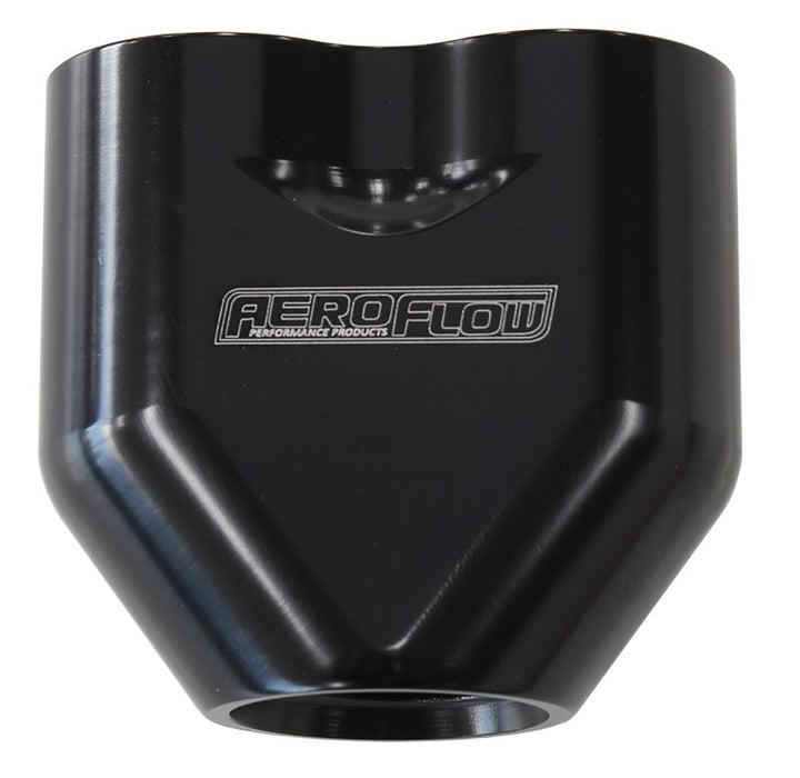 08BLK - AEROFLOW -10AN TO 2x-8AN - AF455-10-08BLK