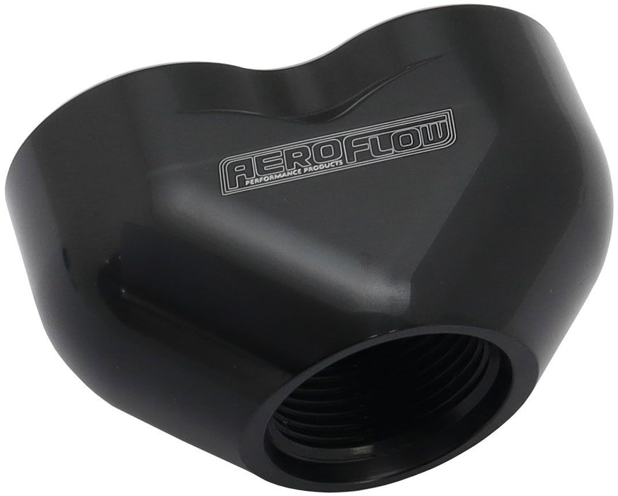 12BLK - AEROFLOW -16AN TO 2 x -12AN - AF455-16-12BLK
