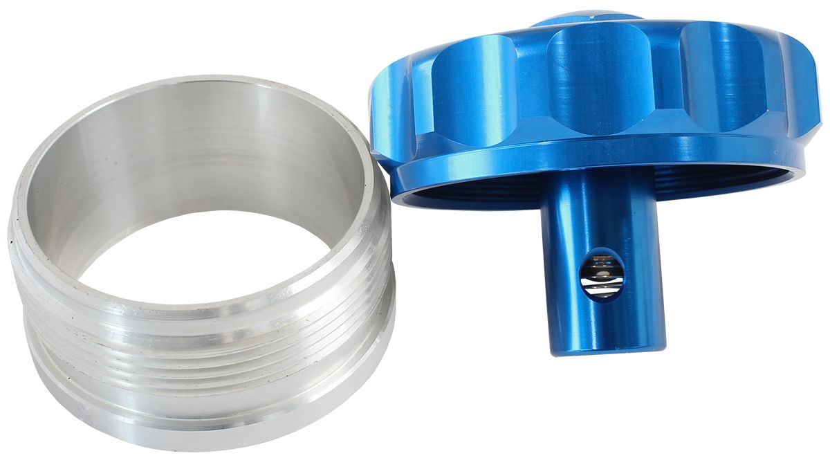 RV-BL - 2" ALUM WELD BUNG AND CAP - AF460-32-RV-BL