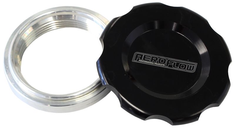 2-1/2" WELD BUNG AND BLACK CAP - AF465-40BLK