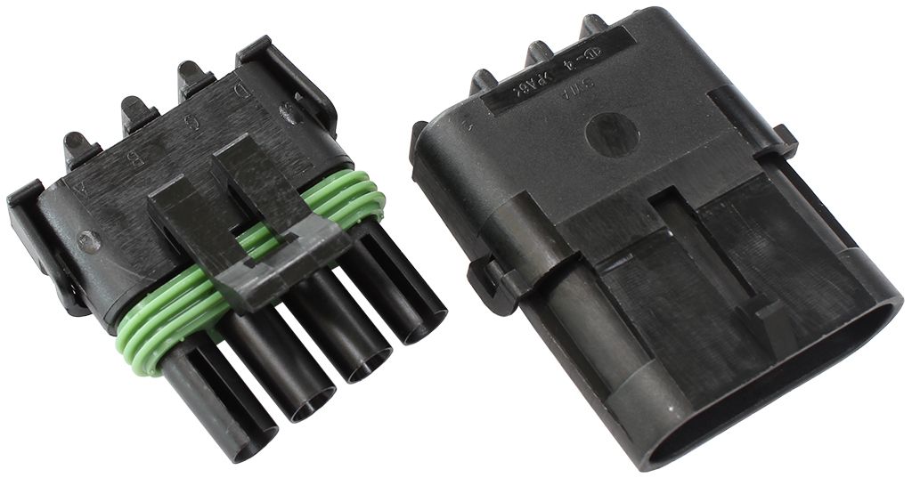 WEATHERPACK 4 PIN CONNECTOR - AF49-8504