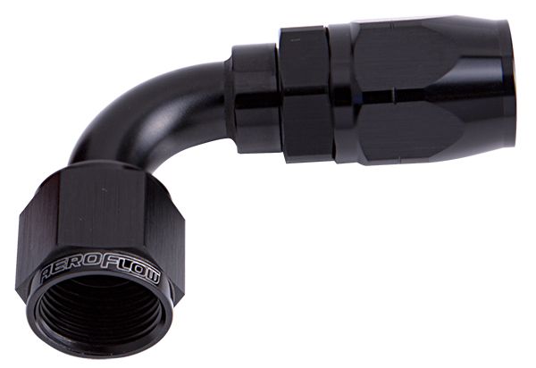 ALLOY 90 DEG HOSE END -20AN - AF503-20BLK