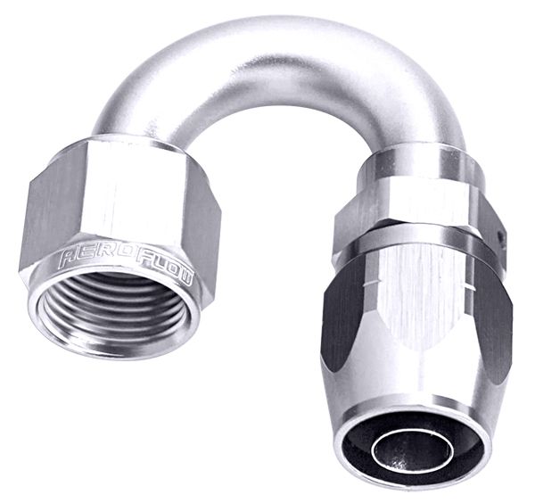 ALLOY 180 DEG HOSE END -8AN - AF506-08S