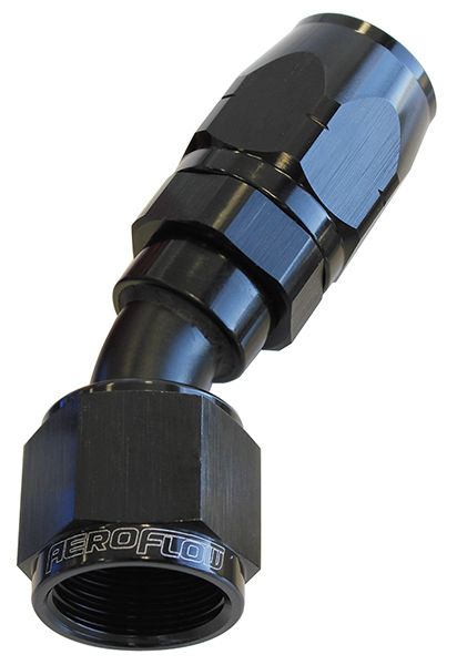 ALLOY 30 DEG HOSE END -10AN - AF507-10BLK