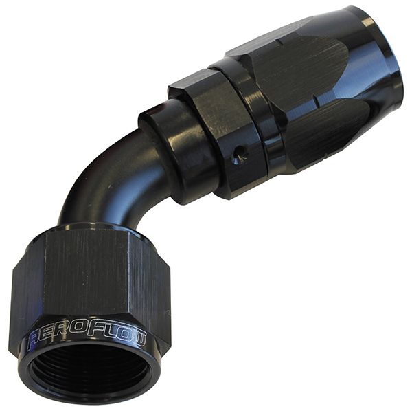 ALLOY 60 DEG HOSE END -16AN - AF508-16BLK
