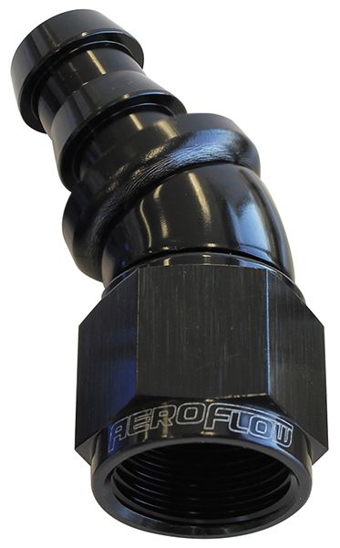-4AN 30 DEG FULL FLOW PUSH LOC - AF517-04BLK