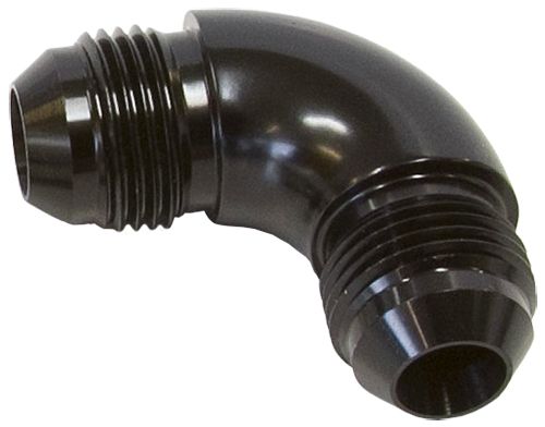 -20AN 90 DEG MALE FLARE UNION - AF521-20BLK