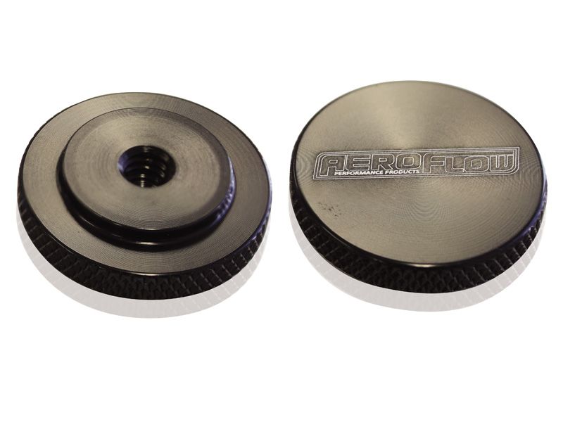 AIR CLEANER NUT 1/4" BLACK - AF55-1002BLK