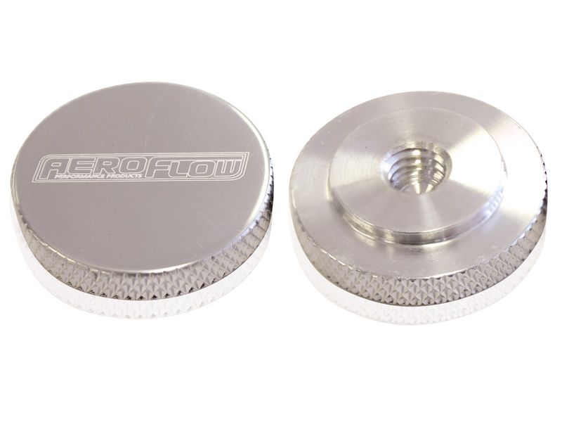 AIR CLEANER NUT 1/4" POLISHED - AF55-1002
