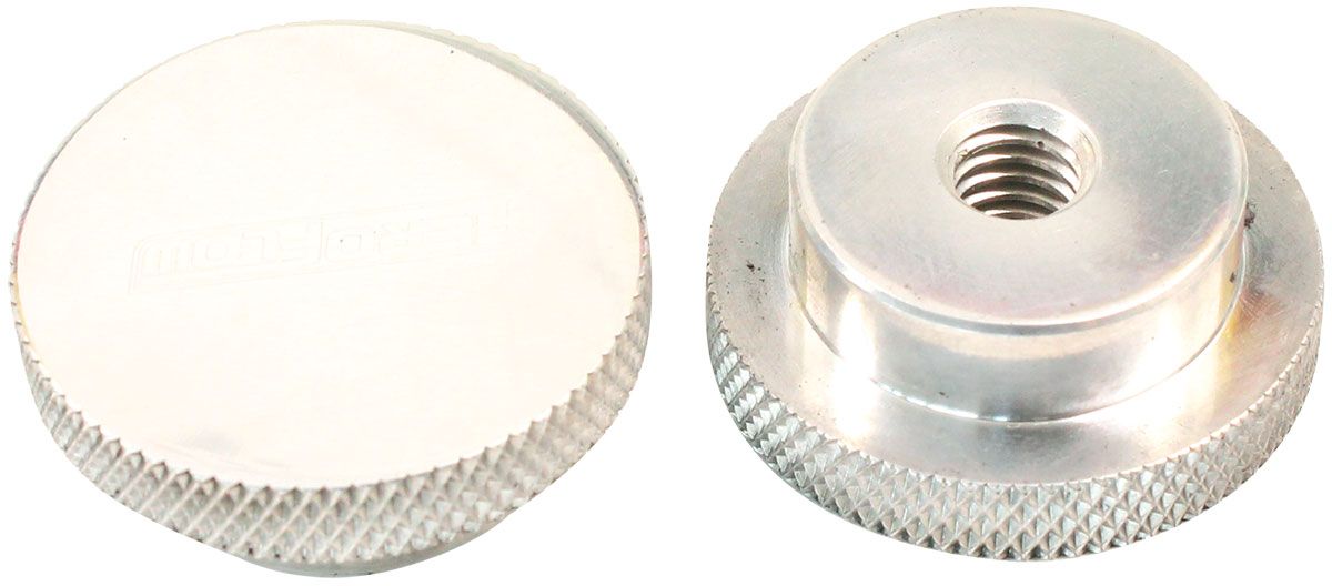 AIR CLEANER NUT 1/4" POLISHED - AF55-1009