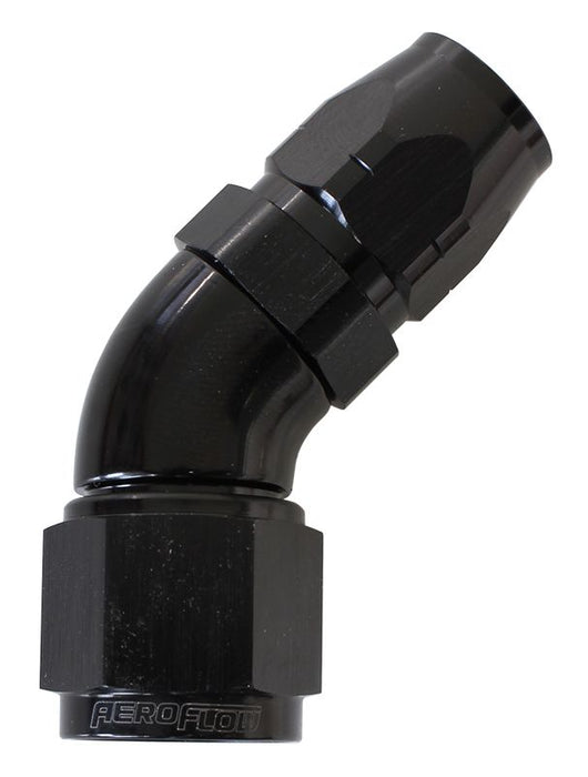 12BLK - STEPPED 45 DEG HOSEEND -16 HOS - AF552-16-12BLK